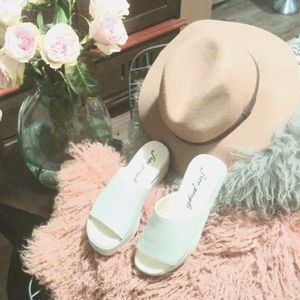 Free People Wedge Slides